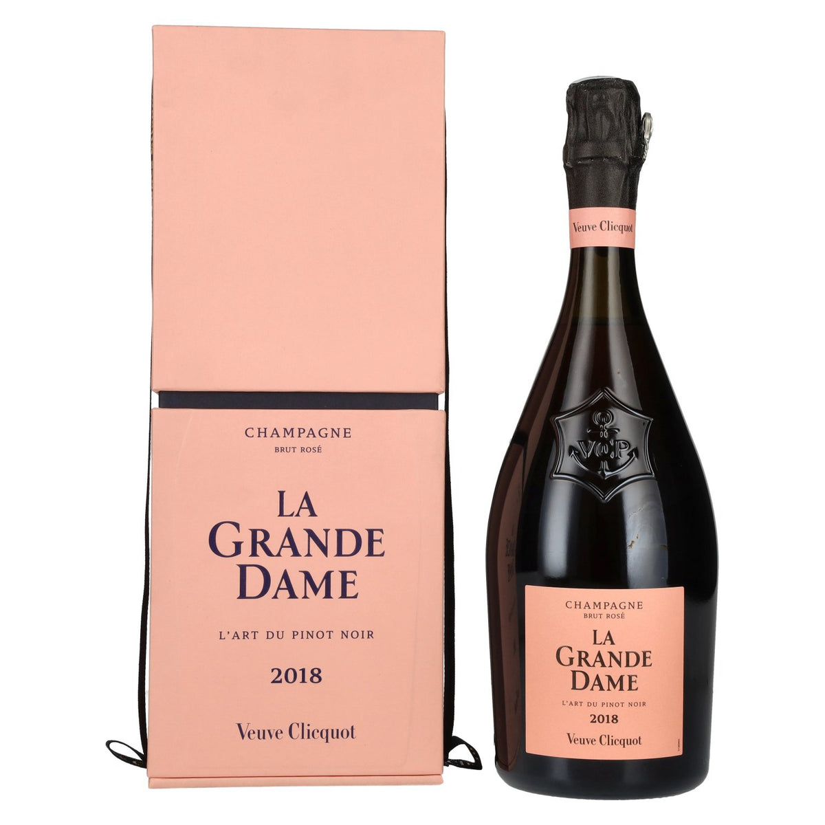 Veuve Clicquot Champagne LA GRANDE DAME Brut ROSÉ 2018 12.5% ABV 0.75l in a gift box