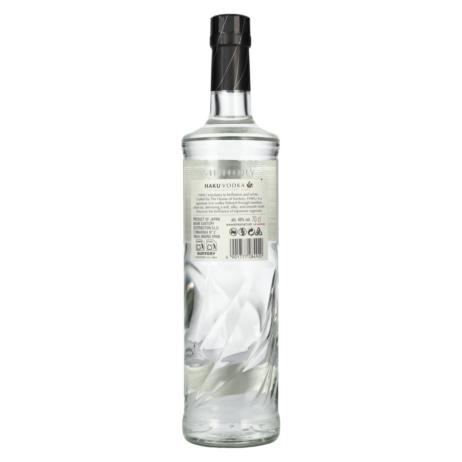 Suntory Haku Vodka The Japanese Craft Vodka 40% Vol. 0,7l