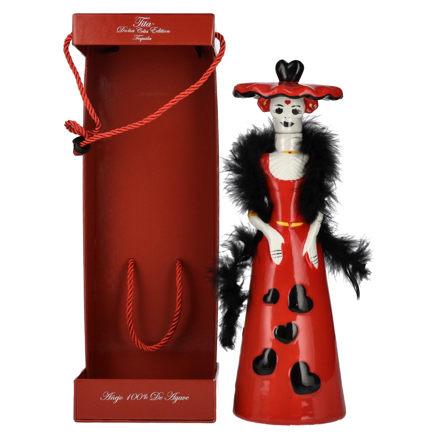 Dona Celia Tequila Añejo 100% Agave 40% Vol. 0.7L in Gift Box