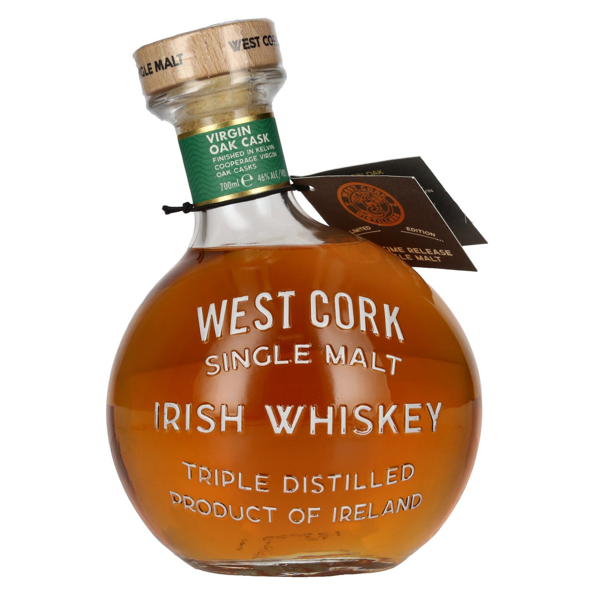 West Cork MARITIME Single Malt Irish Whiskey VIRGIN OAK CASK FINISHED Limited Edition 46% Vol. 0.7l