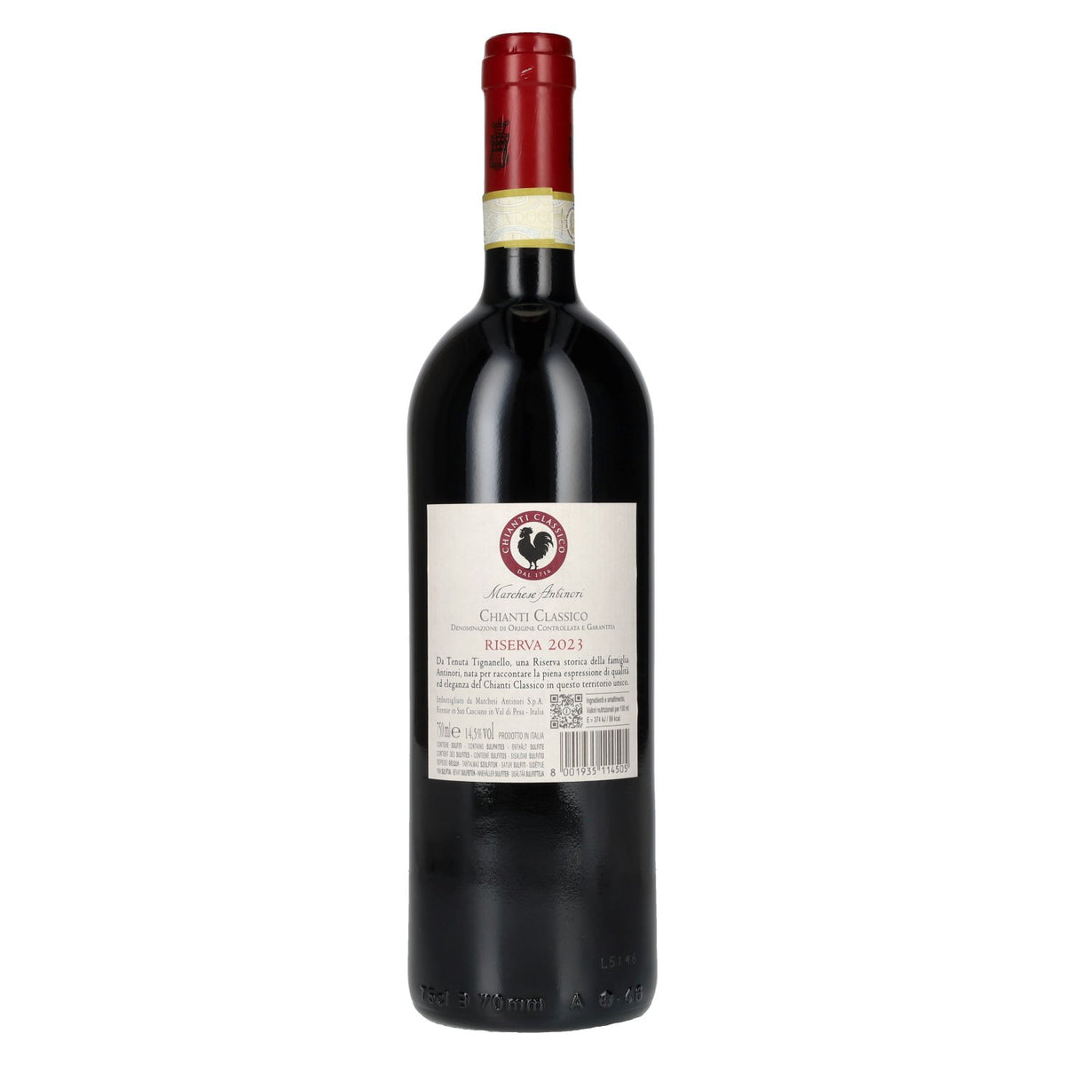 Tenuta Tignanello Marchese Antinori Chianti Classico Riserva DOCG 2023 14.5% ABV 0.75l