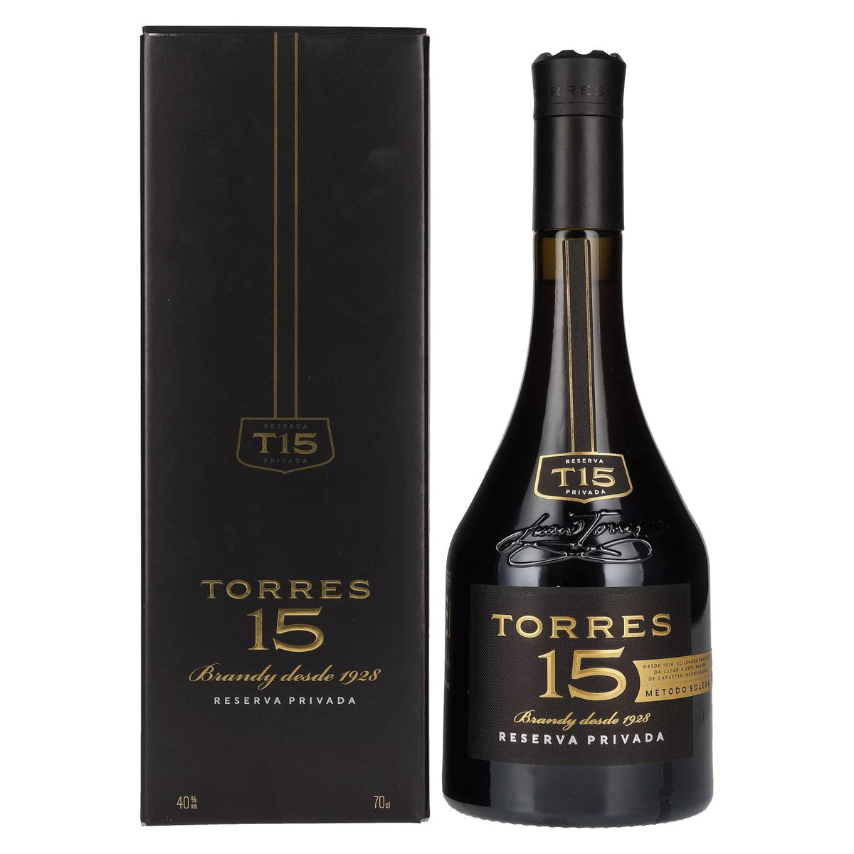 Torres 15 RESERVA PRIVADA Brandy 40% Vol. 0.7l in gift box