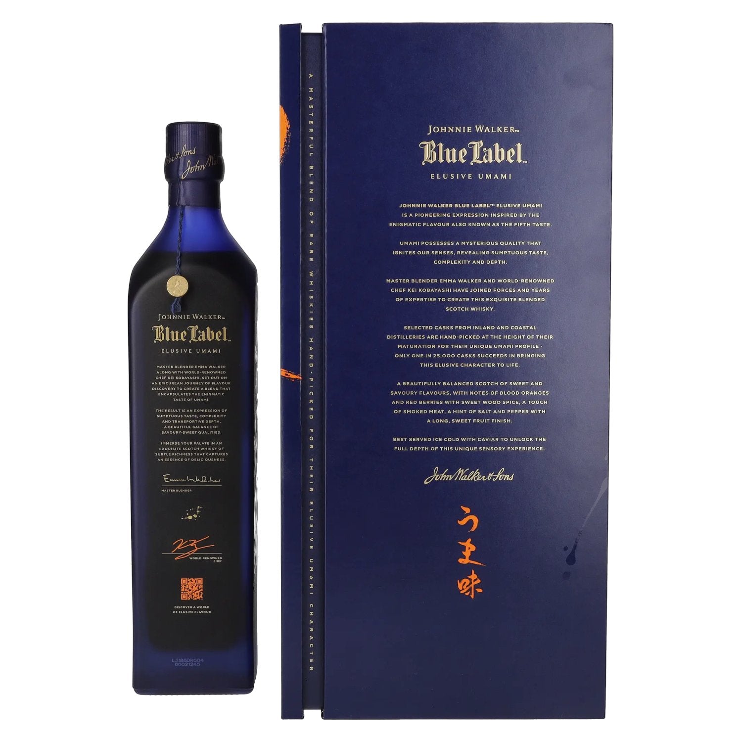 Johnnie Walker Blue Label ELUSIVE UMAMI Blended Scotch Whisky Limited Release 43% Vol. 0.7l in Gift Box