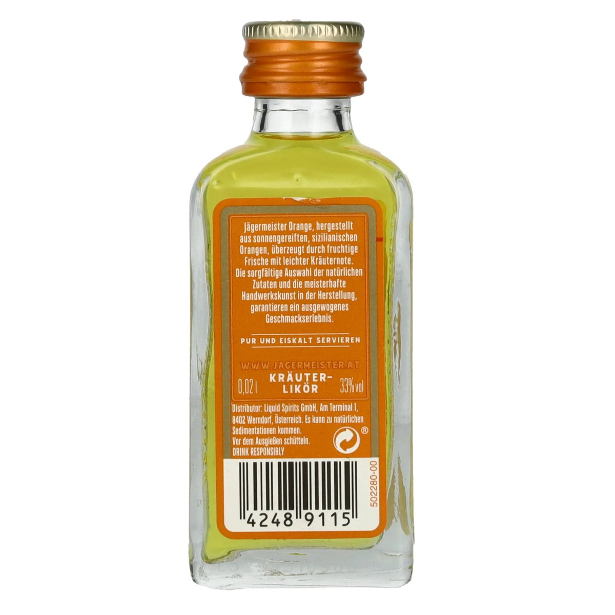 Jägermeister Orange 33% vol. 0.02 l