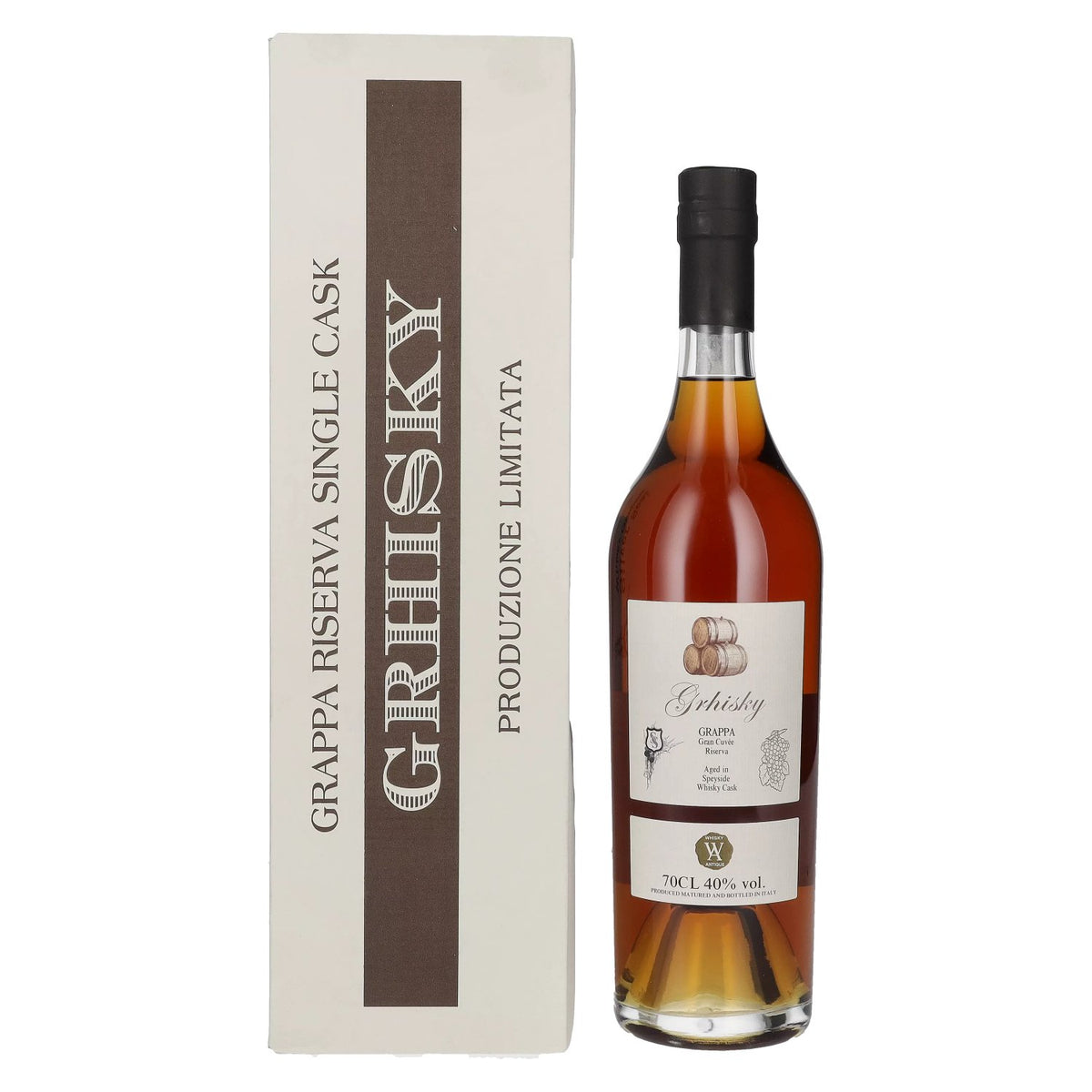 Silver Seal Grappa Riserva Single Speyside Whisky Cask 2023 40% Vol. 0.7L in Gift Box