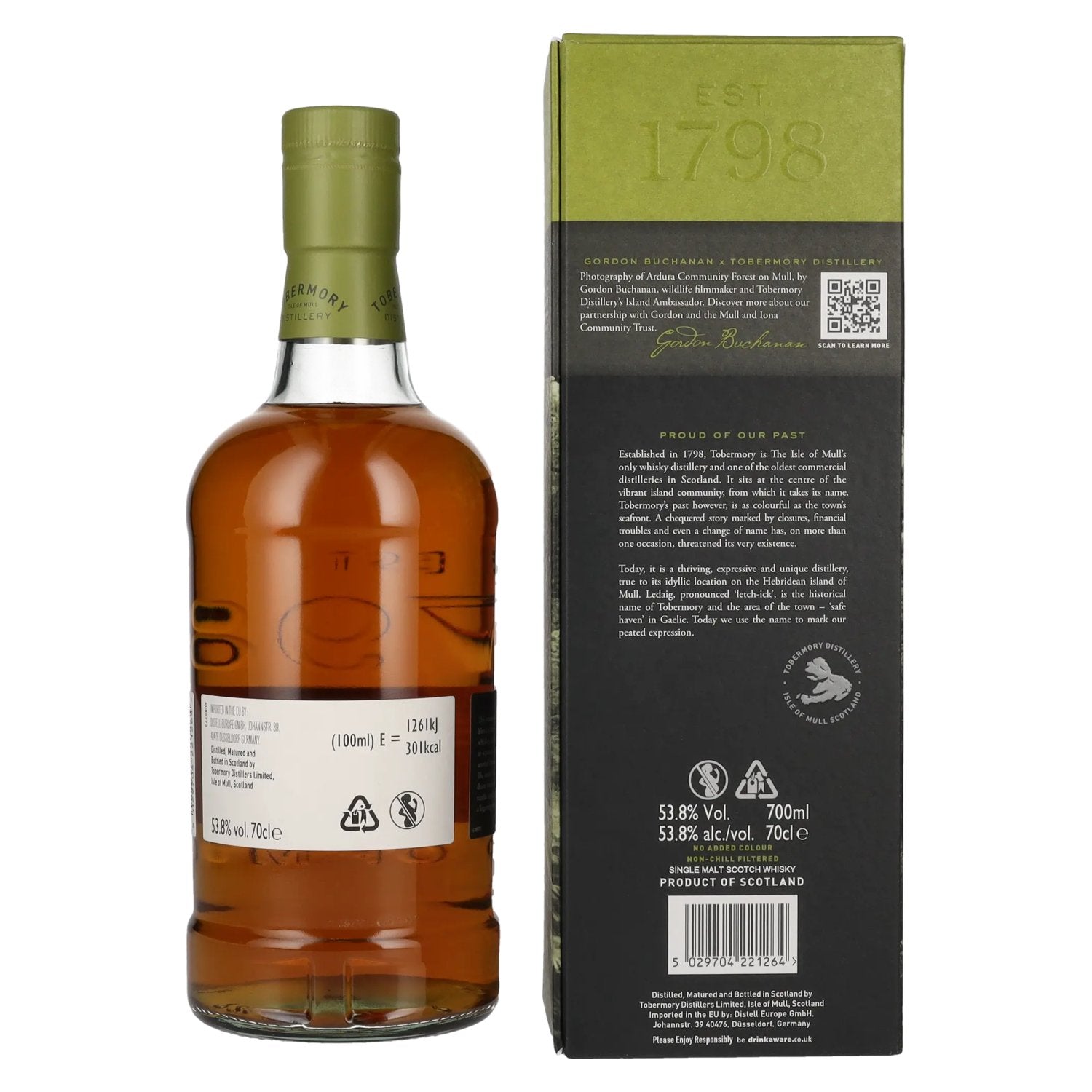 Ledaig Triple Wood Single Malt Scotch Whisky Limited Edition 53.8% Vol. 0.7l in Gift Box