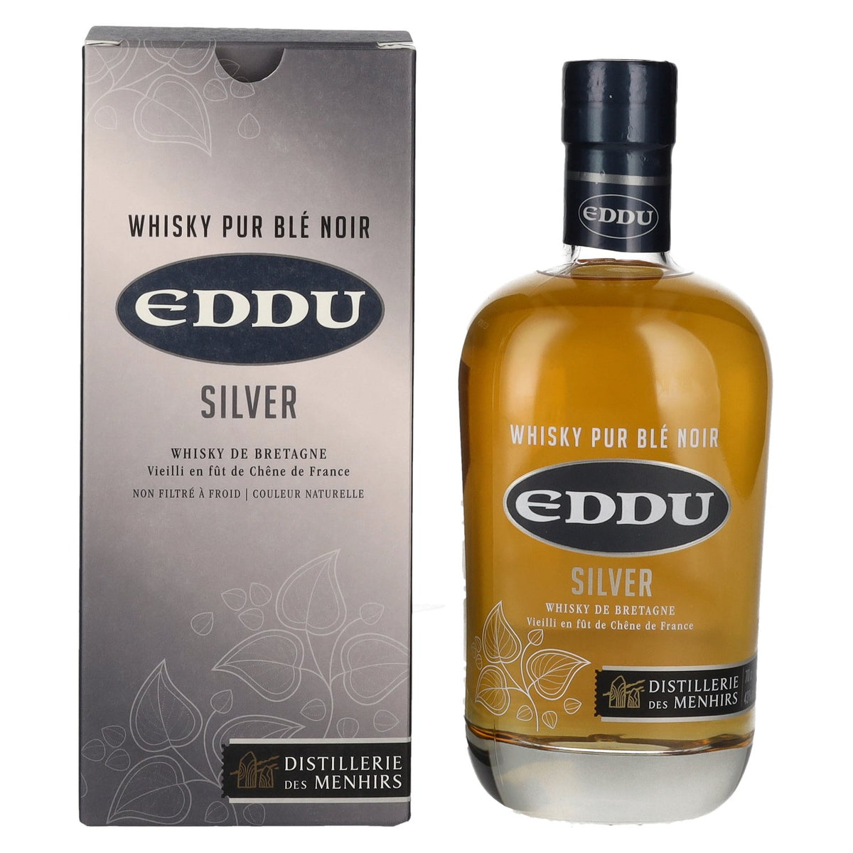 Eddu SILVER Pure Buckwheat Whisky 43% Vol. 0.7L in Gift Box