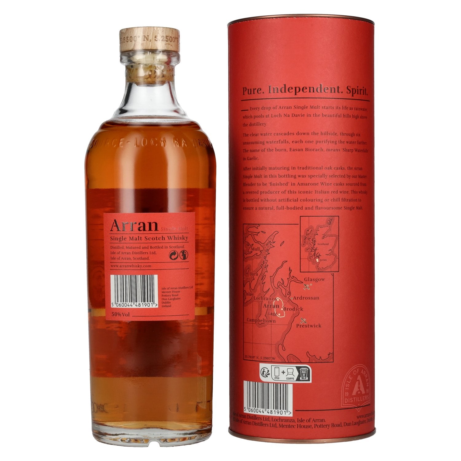 Arran Single Malt Scotch AMARONE CASK FINISH 50% Vol. 0.7l in gift box