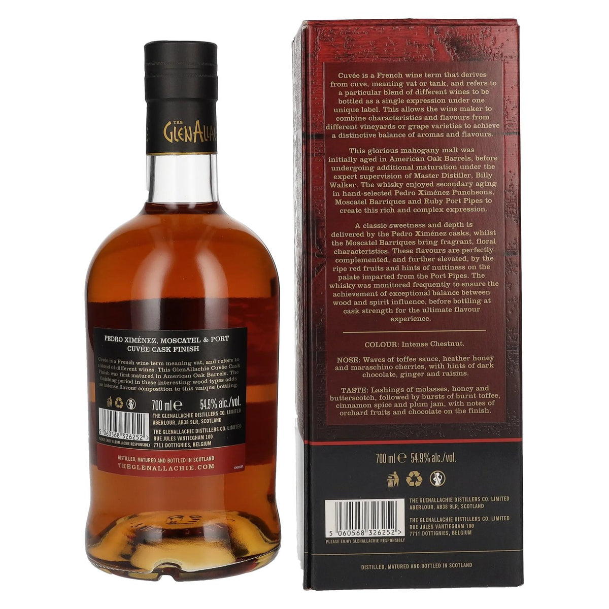 The GlenAllachie 10 Years Old Cuvée Cask Finish 2012 54.9% Vol. 0.7l in gift box