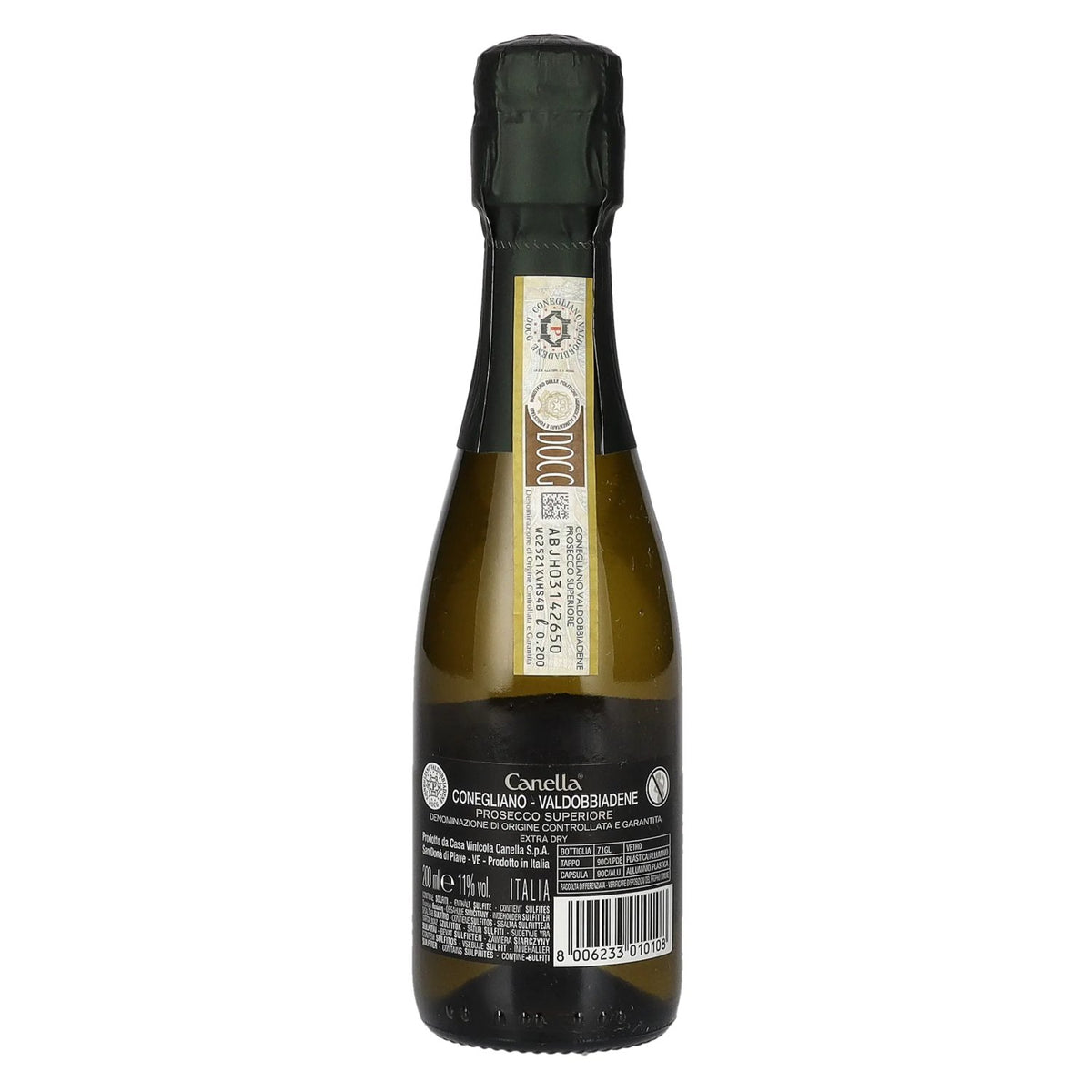 Canella Valdobbiadene Prosecco Superiore DOCG 11% Vol. 0,2l