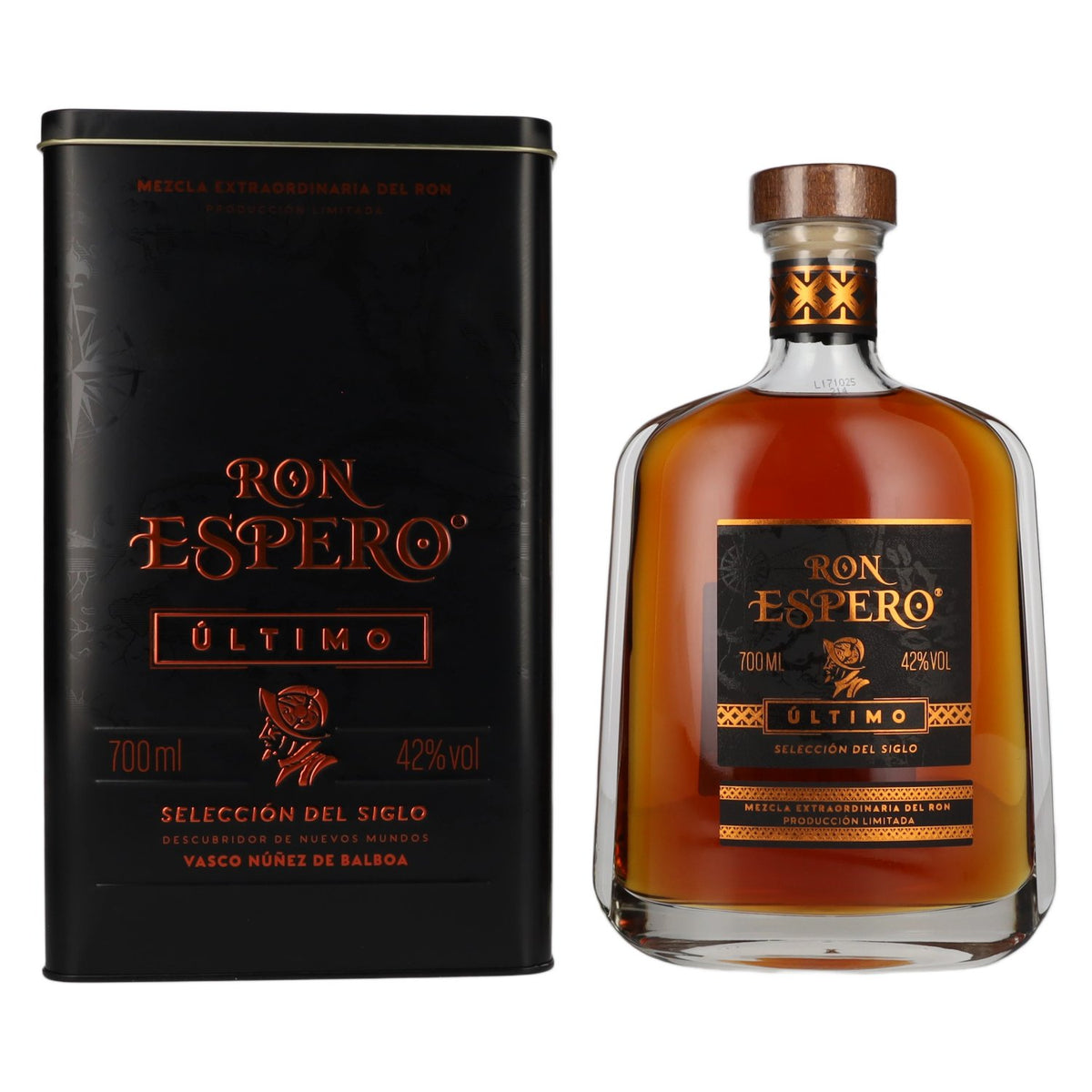 Ron Espero ÚLTIMO Selección del Siglo Limited Edition 42% Vol. 0.7l in a tin box