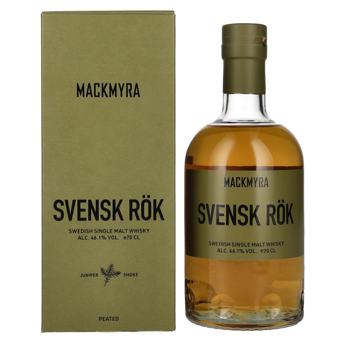 Mackmyra Svensk Rök Swedish Single Malt Whisky 46.1% Vol. 0.7l in Gift Box