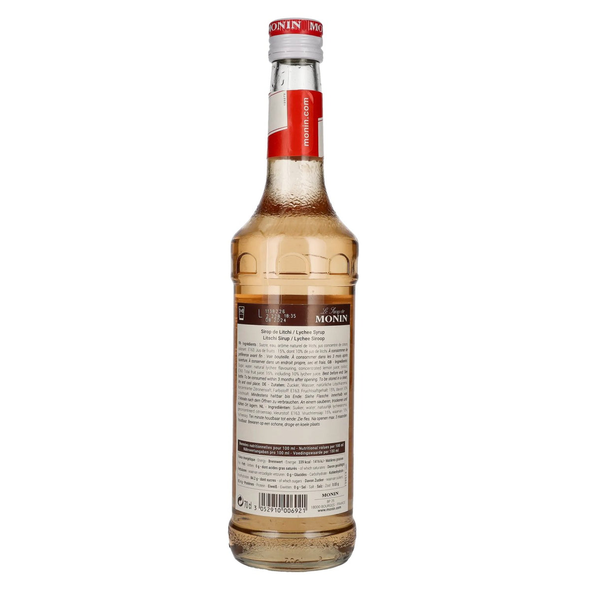 Monin Lychee Syrup 0.7l