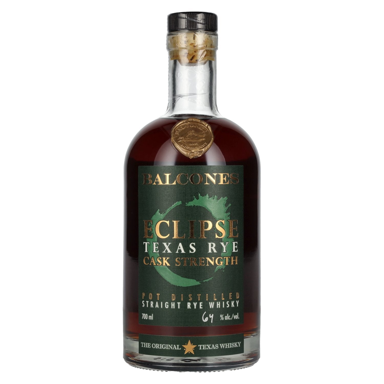 Balcones ECLIPSE TEXAS RYE Cask Strength Rye Whisky 64% Vol. 0.7l
