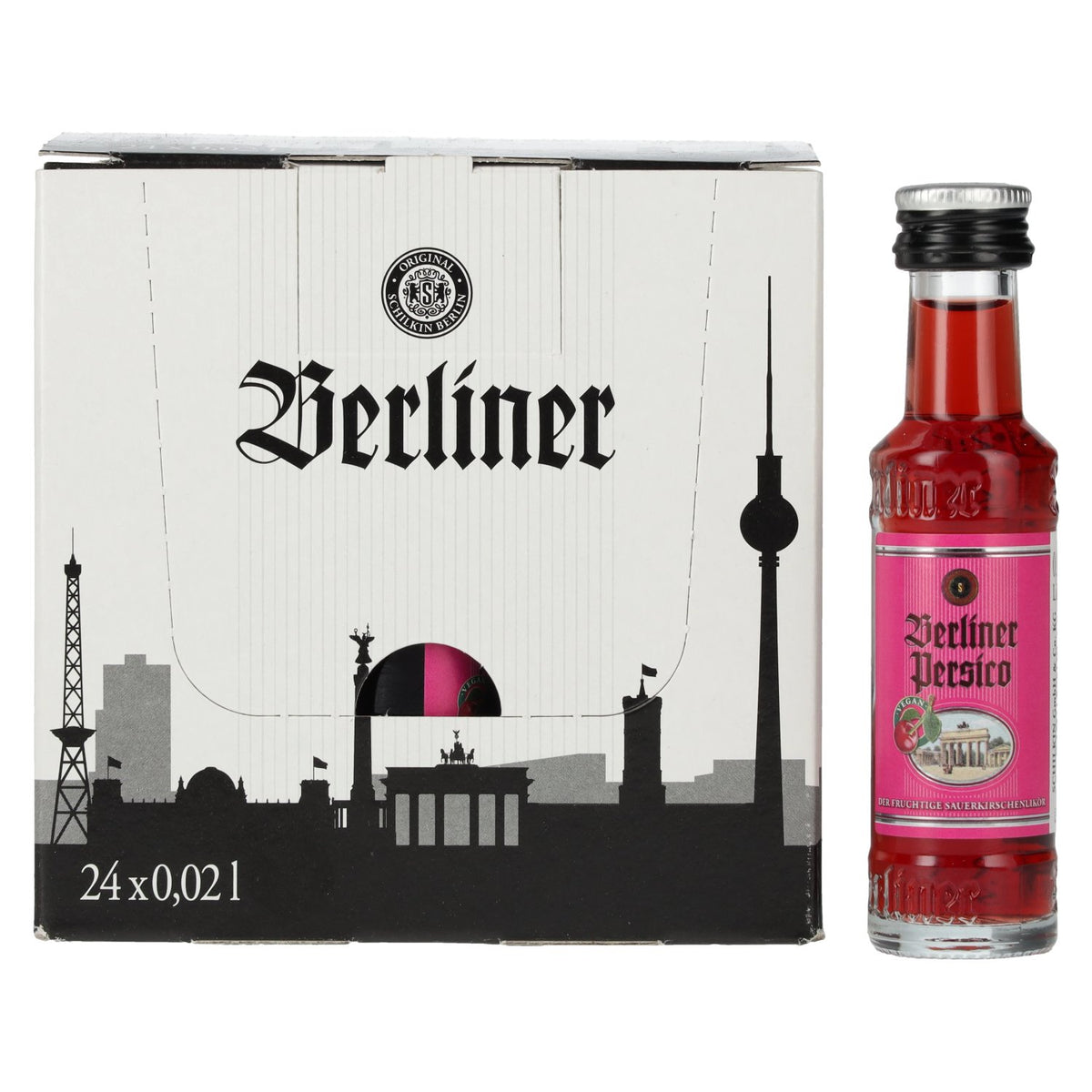 Berliner Persico Sauerkirschenlikör 16% Vol. 24x0,02l