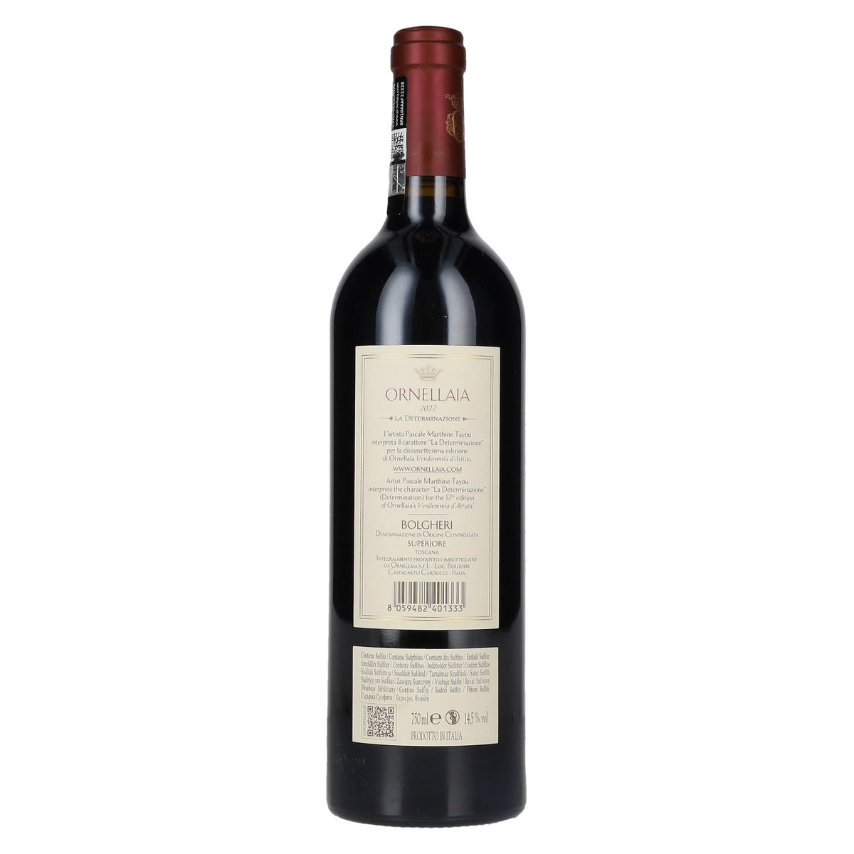 Ornellaia La Determinazione Bolgheri Superiore DOC 2022 14.5% Vol. 0.75l