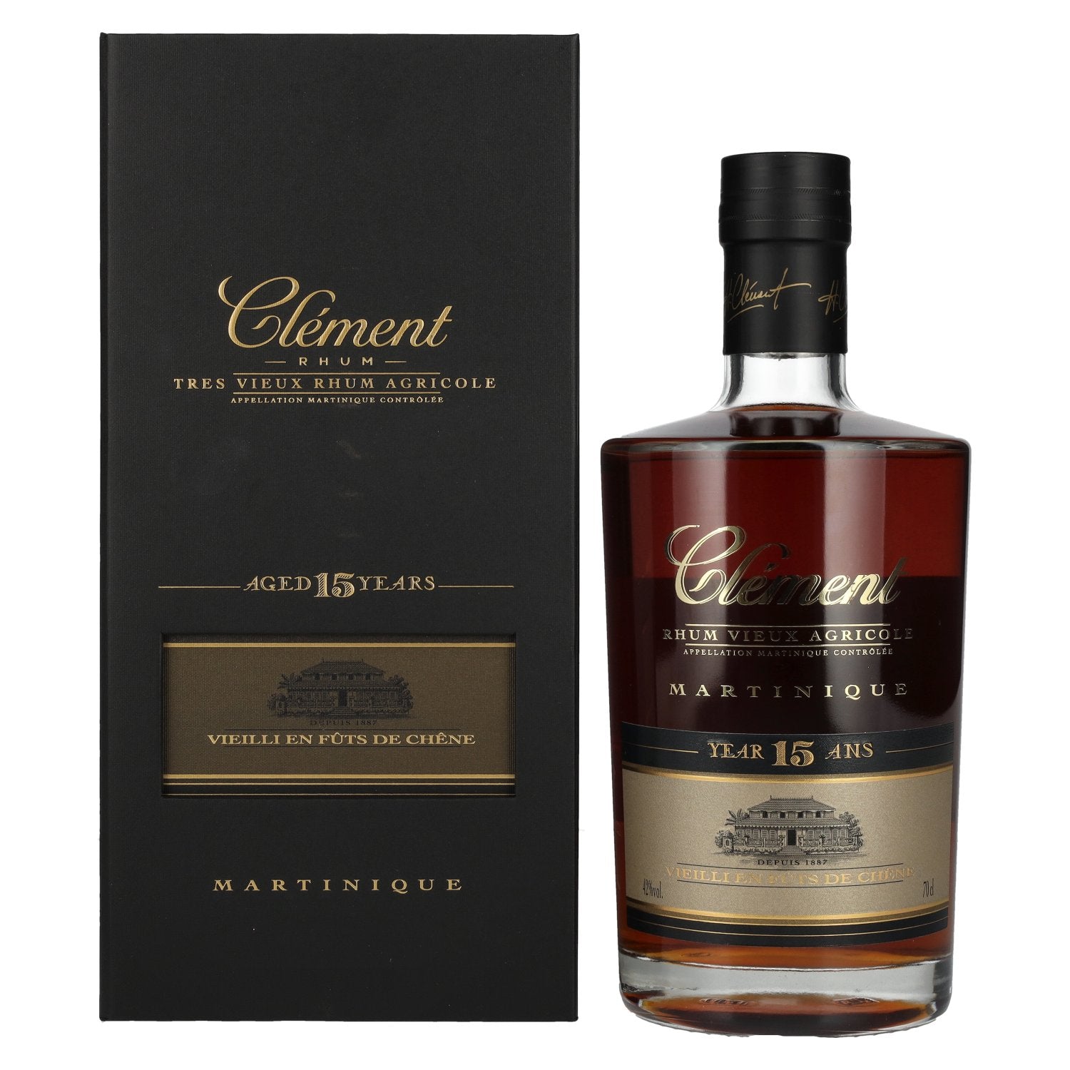Clément Rhum Vieux Agricole 15 Ans 42% Vol. 0,7l in Geschenkbox