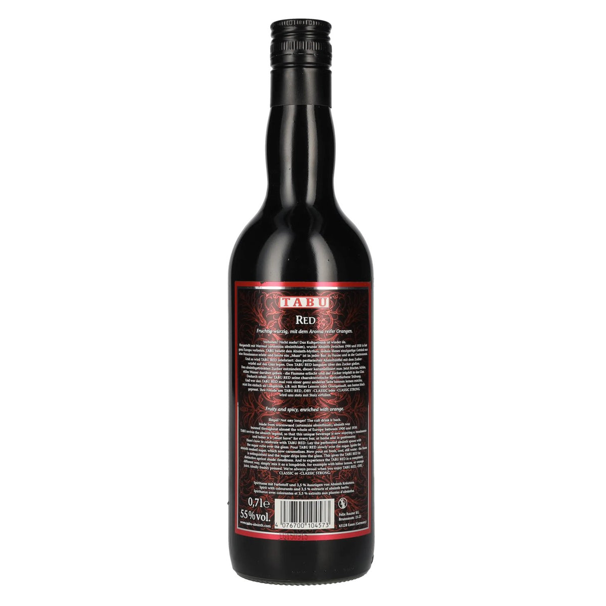 Tabu Red Absinthe 55% vol. 0.7 l