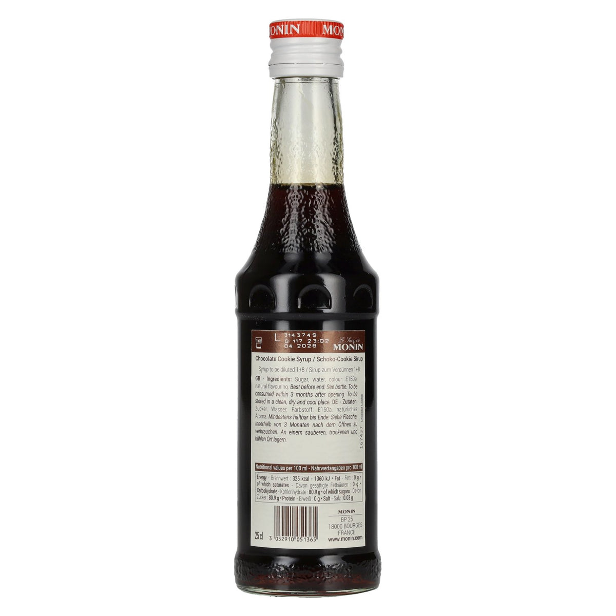 Le Sirop de Monin SCHOKOLADEN COOKIE 0,25l