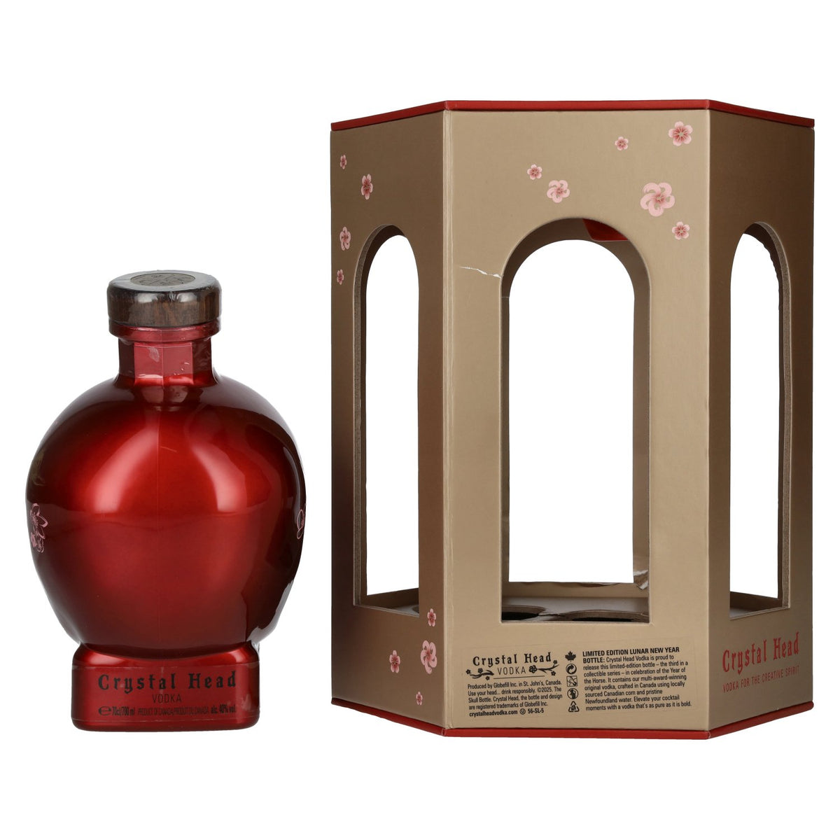 Crystal Head Vodka Lunar Year HORSE Limited Edition 40% vol. 0.7l in a gift box