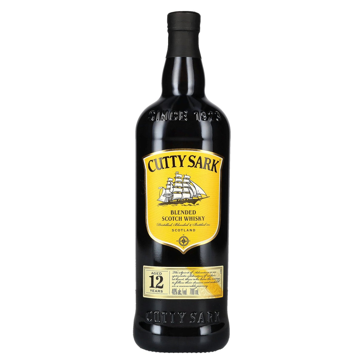Cutty Sark 12 Years Old Blended Scotch Whisky 40% Vol. 0.7l