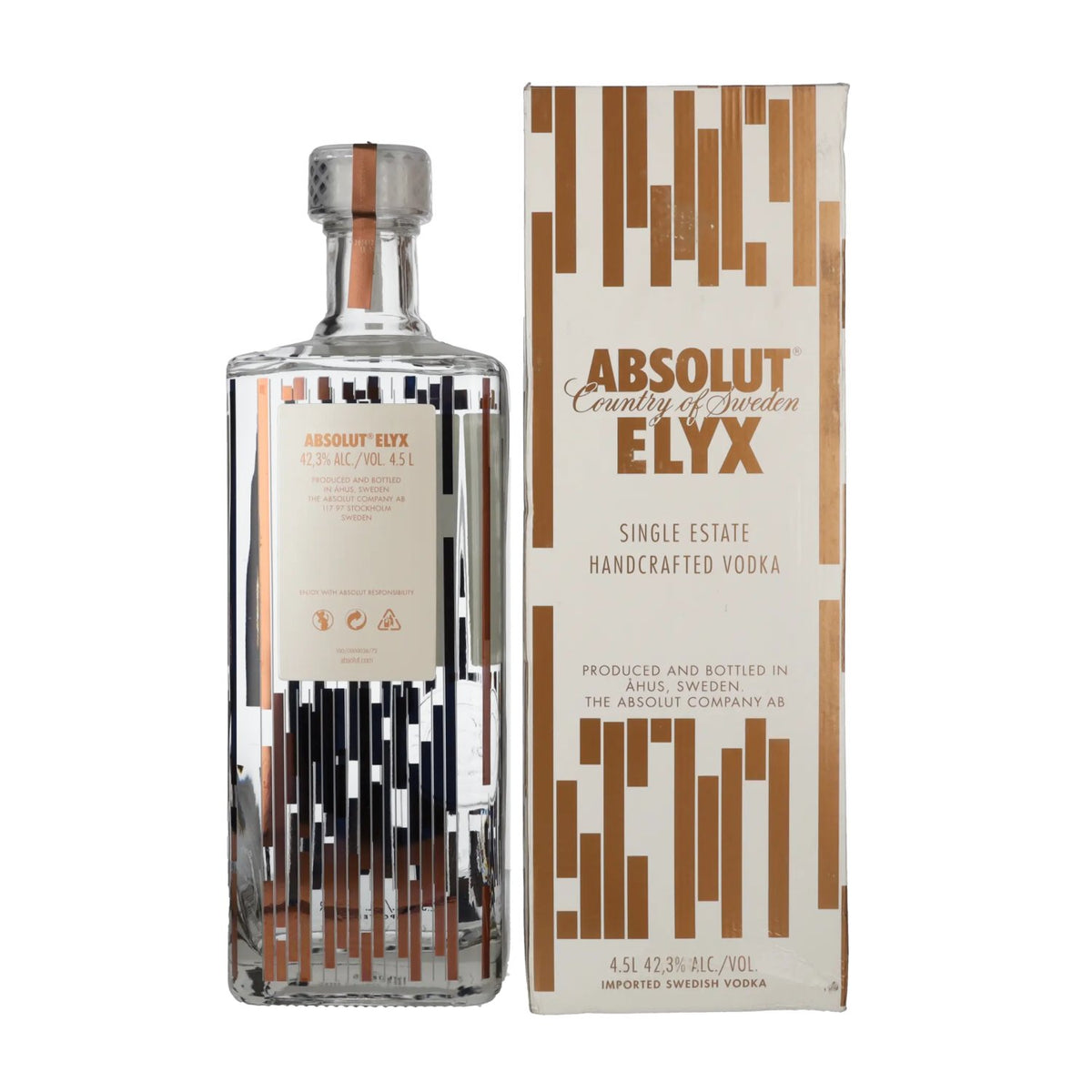 Absolut Vodka ELYX 42.3% vol. 4.5 litres in a gift box