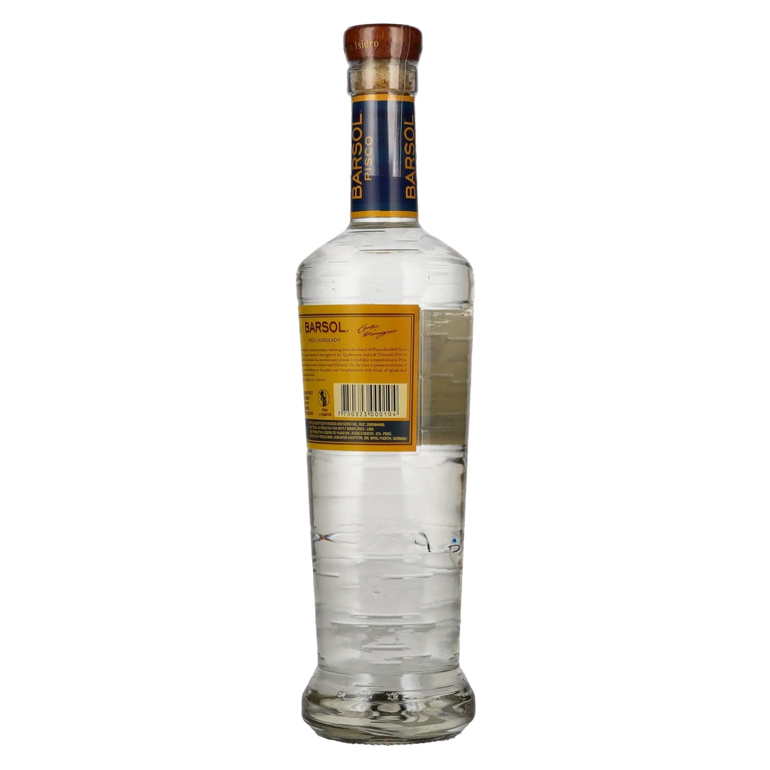 Barsol Pisco ACHOLADO 41.3% Vol. 0.7l
