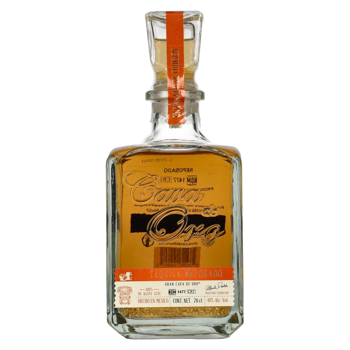 Gran Cava de Oro Tequila REPOSADO 100% Blue Agave 40% Vol. 0.7l