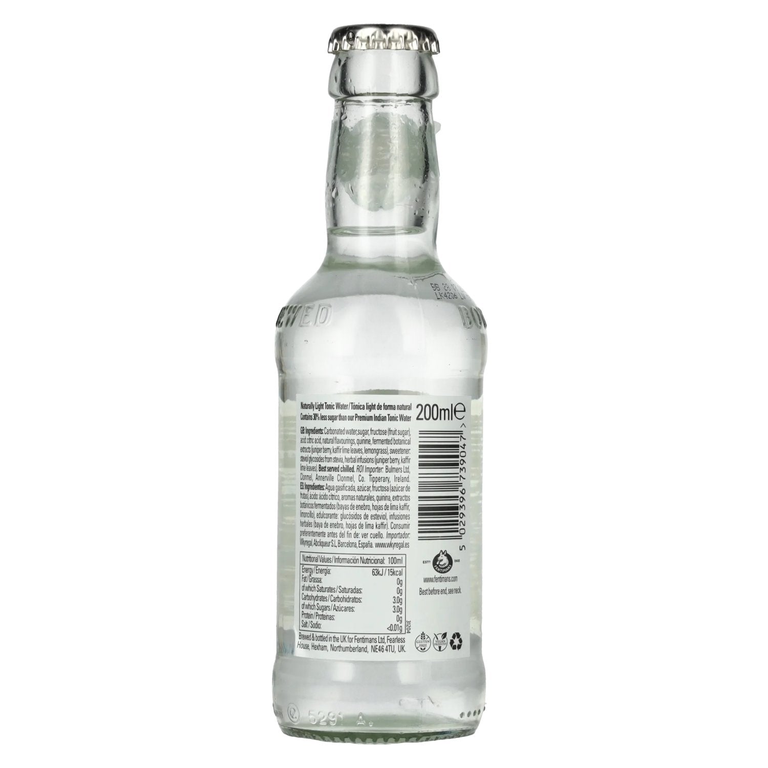 Fentimans NATURALLY LIGHT Tonic Water 0,2l