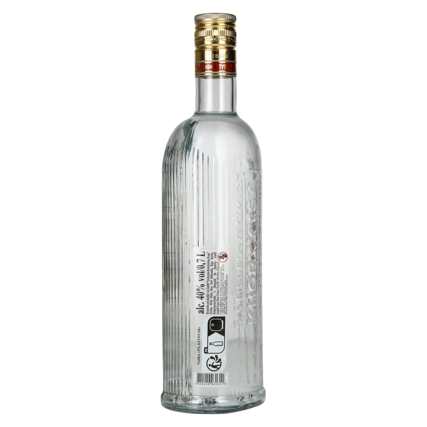 Khortytsa KHOR PLATINUM Vodka 40% Vol. 0,7l