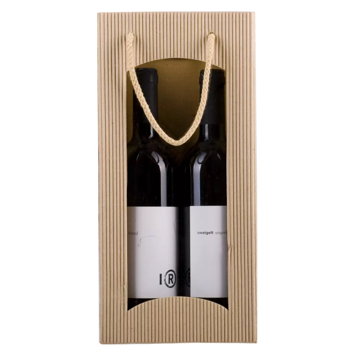 Tote bag NATURAL Open wave set of 2