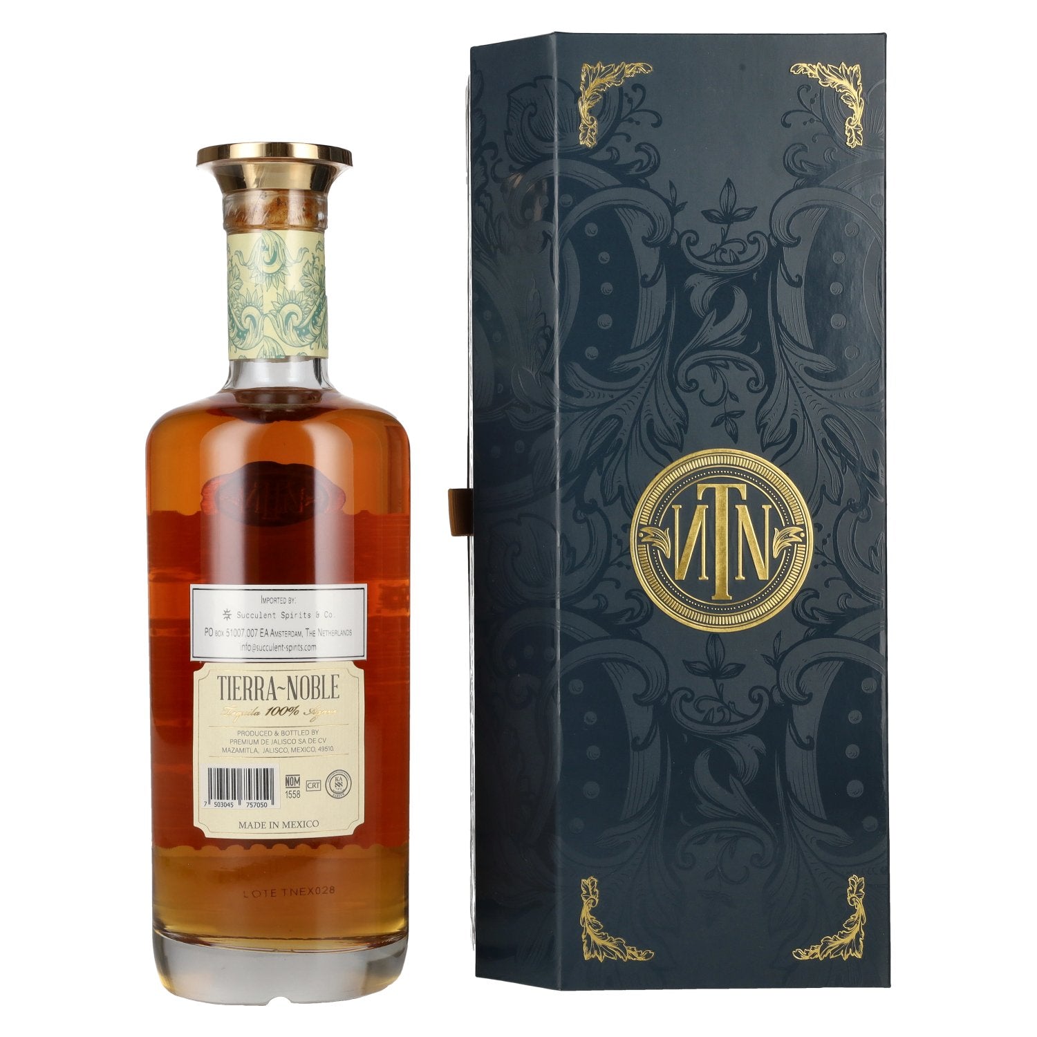 Tierra-Noble EXQUISITO Extra Añejo Tequila 100% Agave 40% Vol. 0.7l in gift box