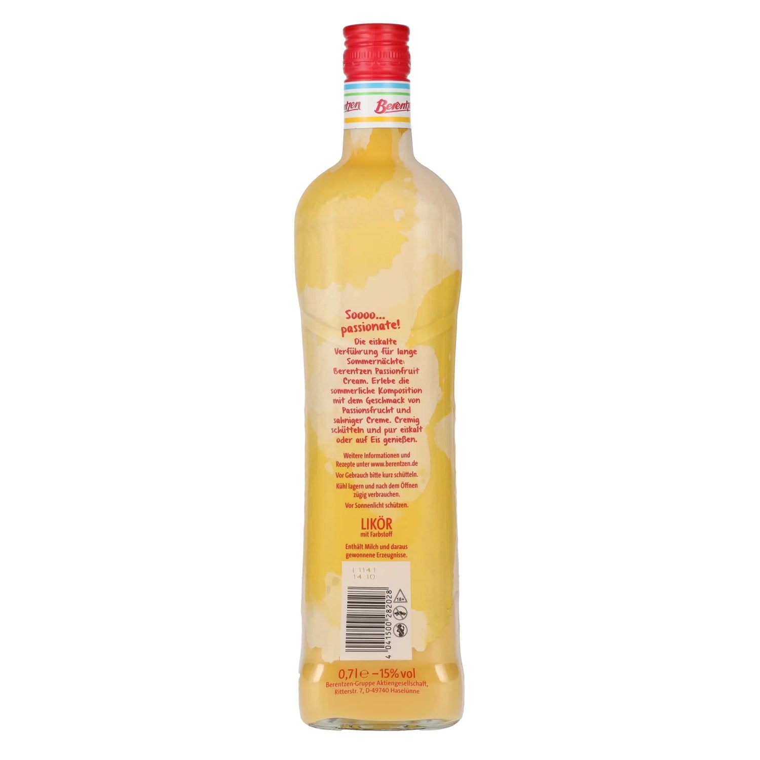 Berentzen Passion Fruit Cream Liqueur 15% Vol. 0.7L
