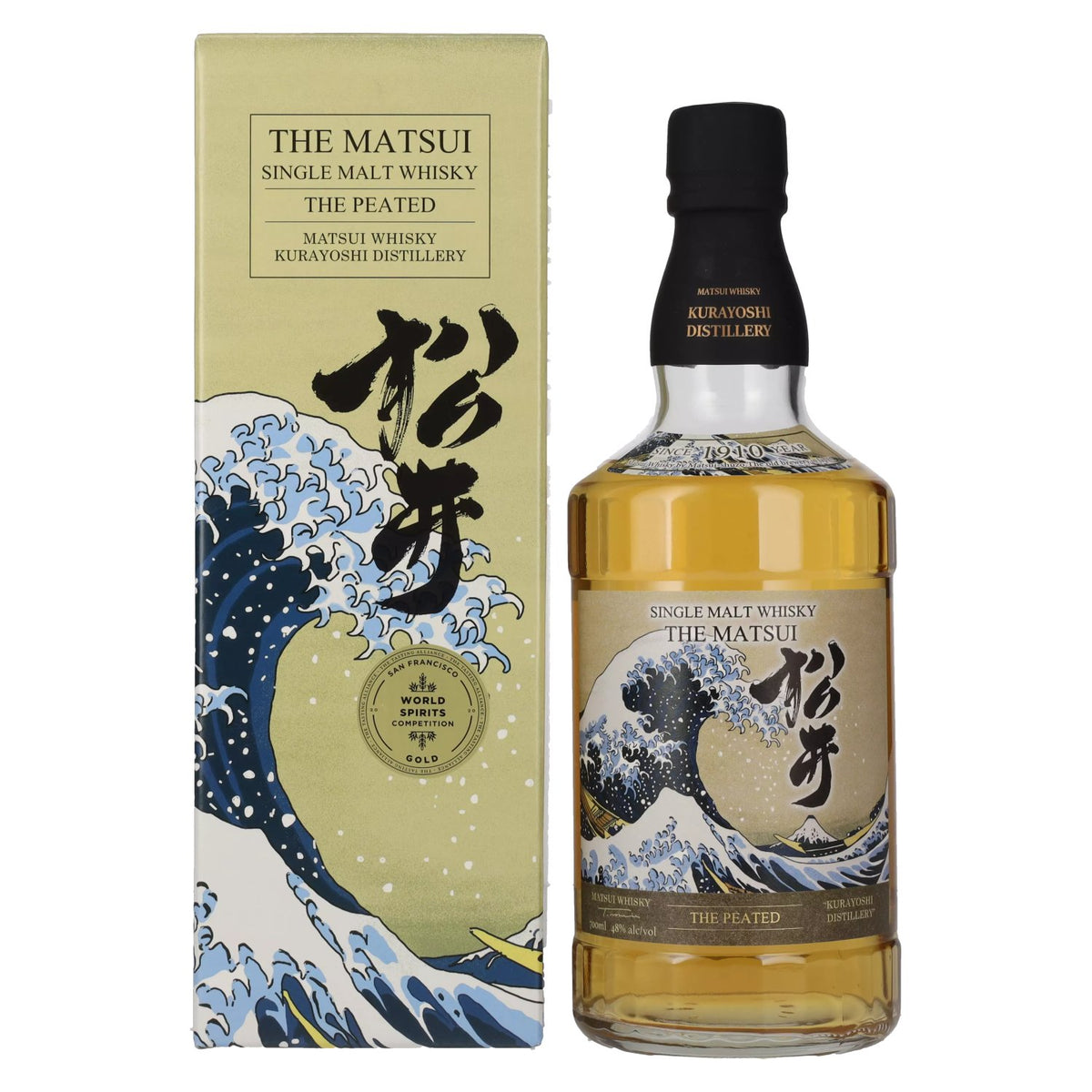 Matsui Whisky THE MATSUI Single Malt Japanese Whisky THE PEATED CASK 48% Vol. 0.7L in gift box