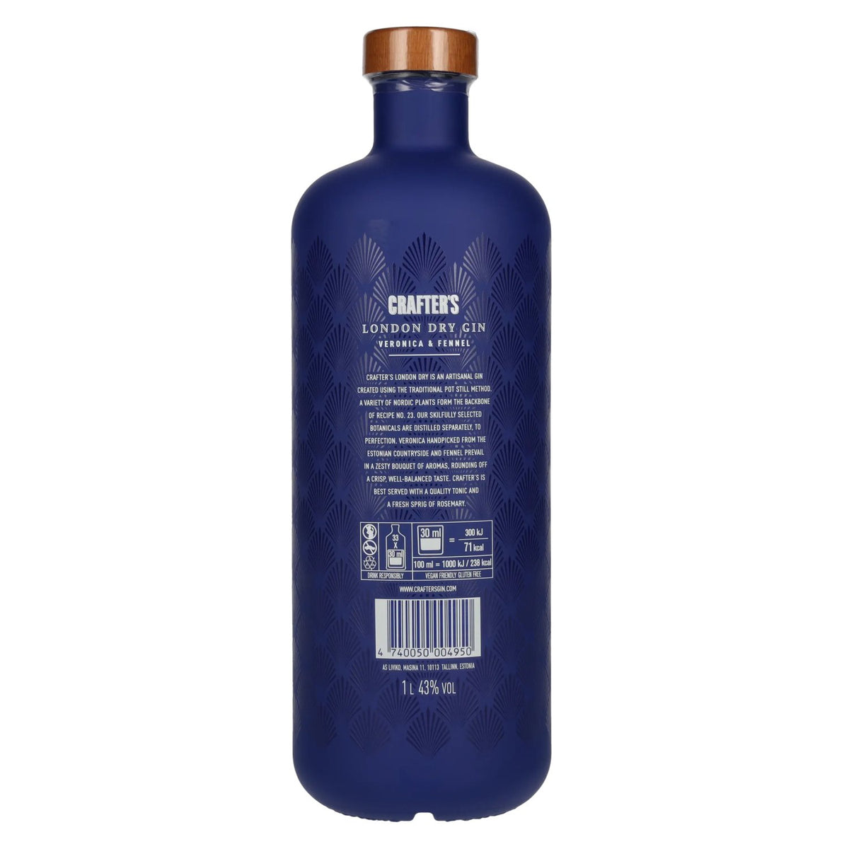Crafter's London Dry Gin Recipe No. 23 43% Vol. 1l