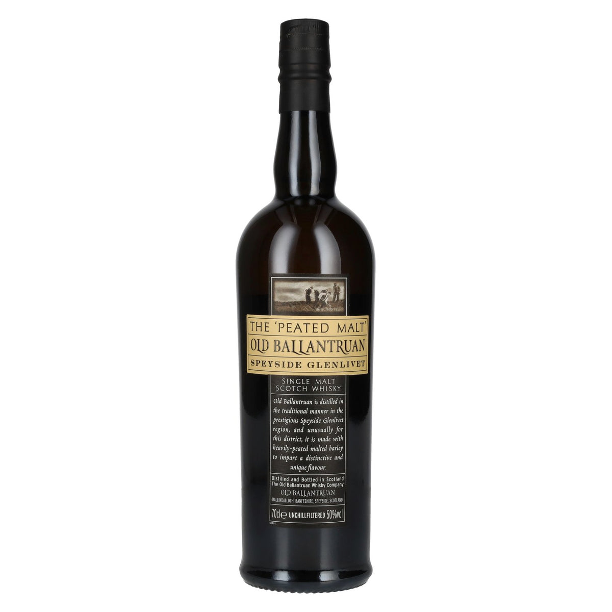Old Ballantruan the PEATED MALT Unchillfiltered 50% Vol. 0.7l