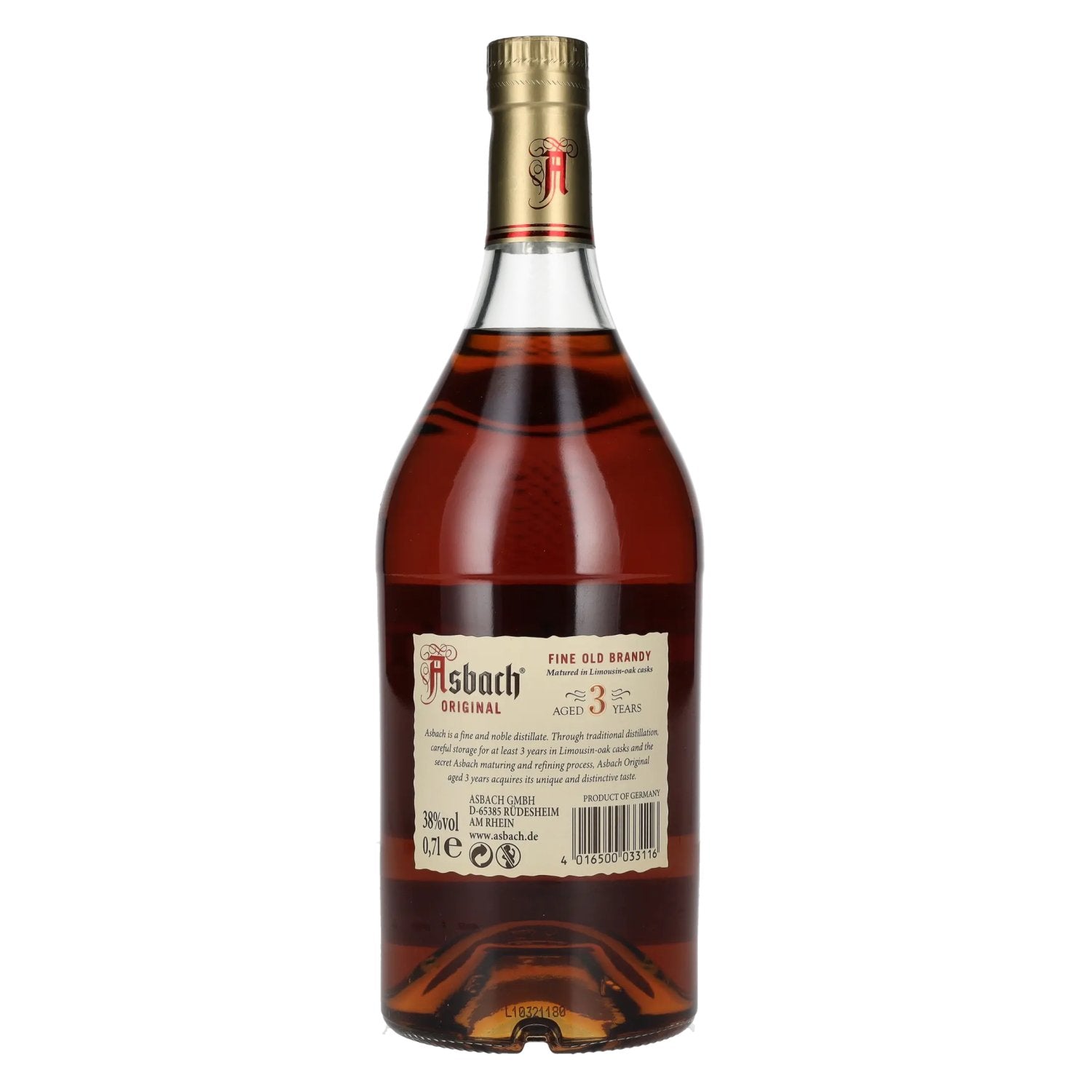 Asbach Original 3 Years 38% Vol. 0.7l