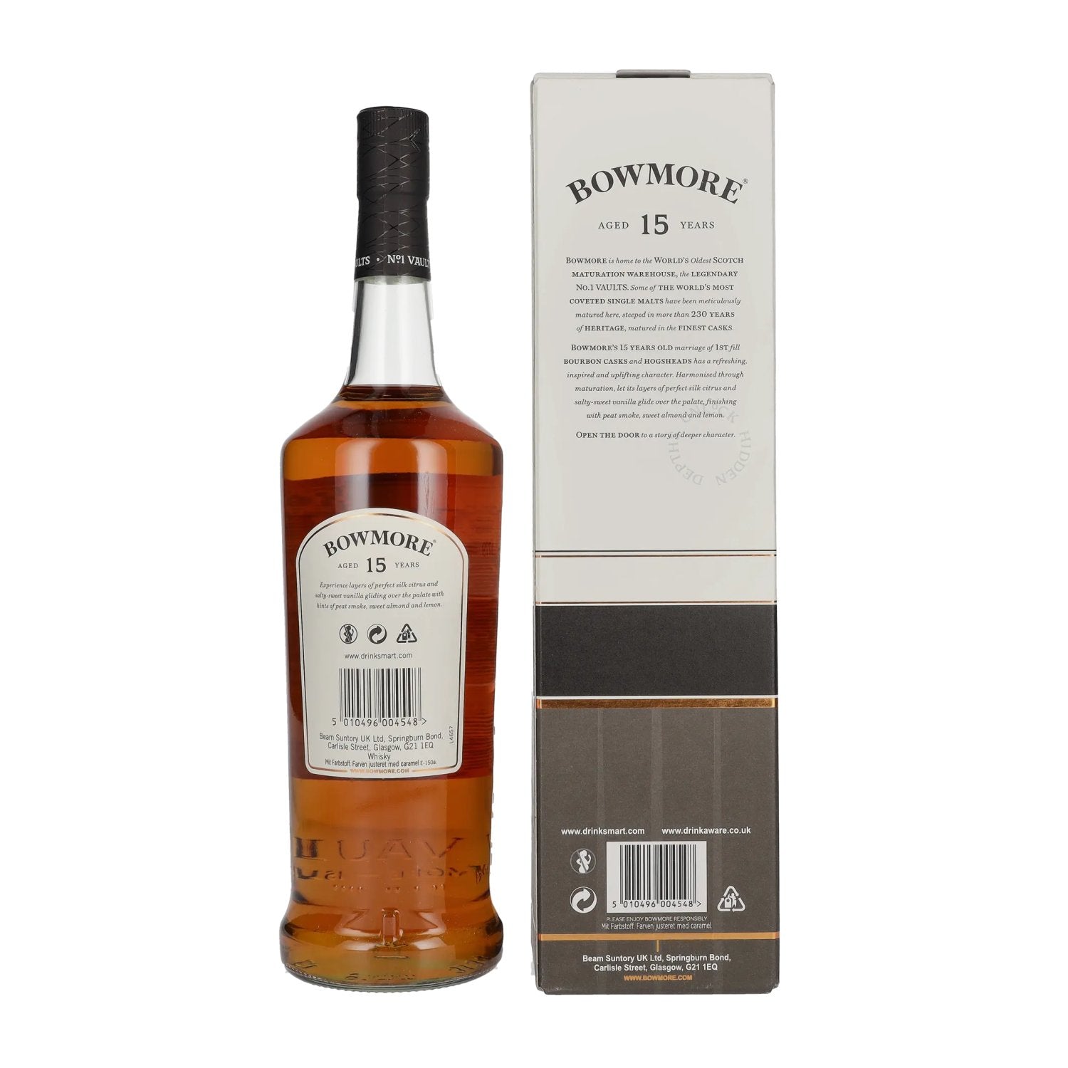 Bowmore 15 Years Old GOLDEN & ELEGANT Travel Exclusive 43% Vol. 1l in gift box