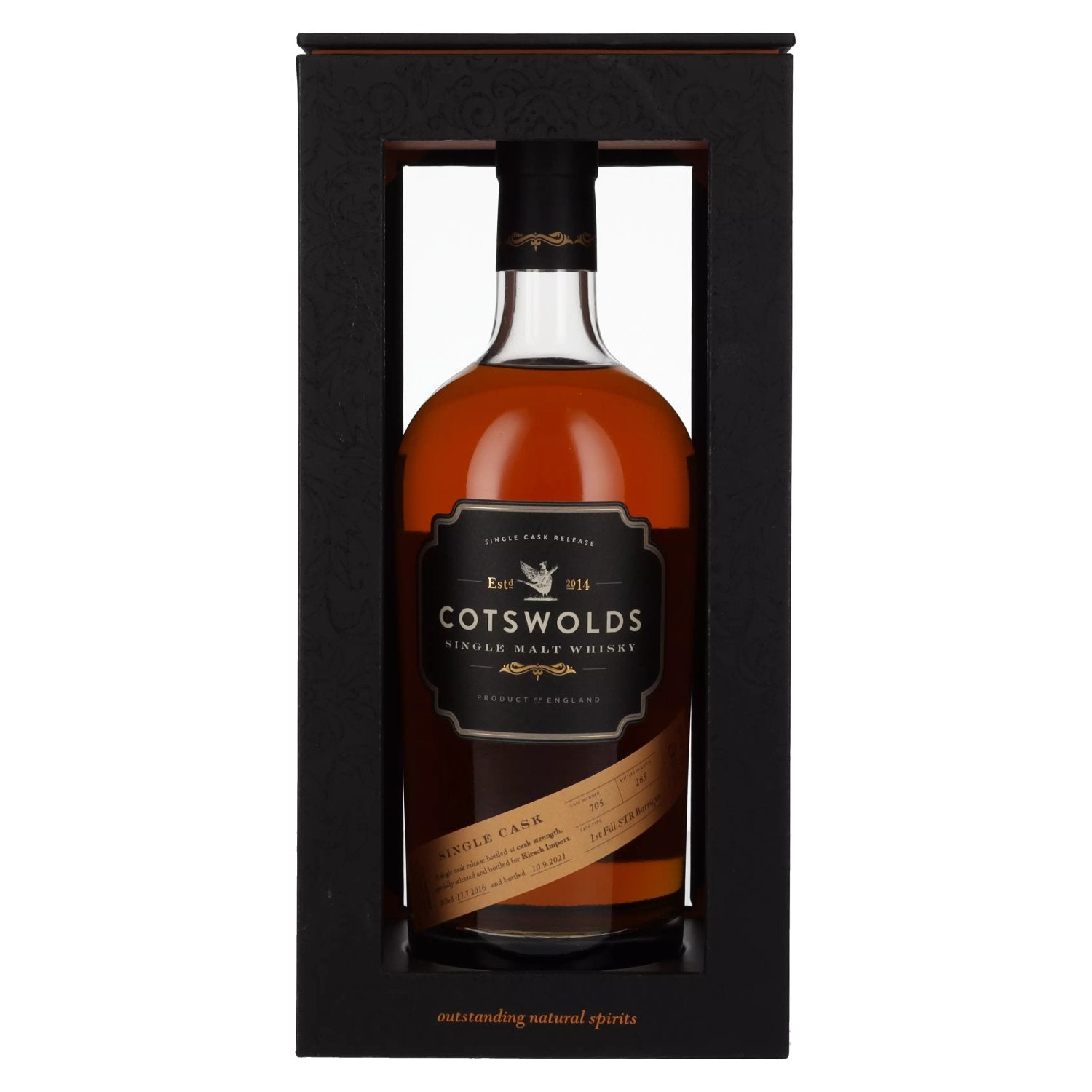 Cotswolds SINGLE CASK 5 Years Old Single Malt Whisky 2016 60,6% Vol. 0,7l in Geschenkbox