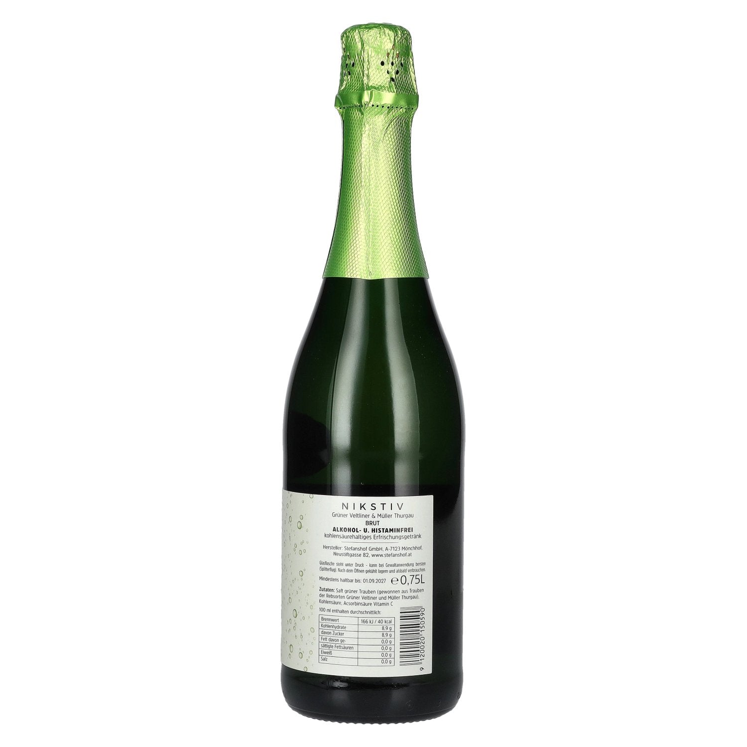 NikStiv Grüner Veltliner & Müller Thurgau Brut Alcohol Free 0.75l