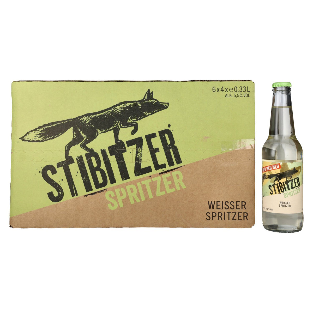 Stibitzer White Spritzer 5.5% Vol. 6x4x0.33l
