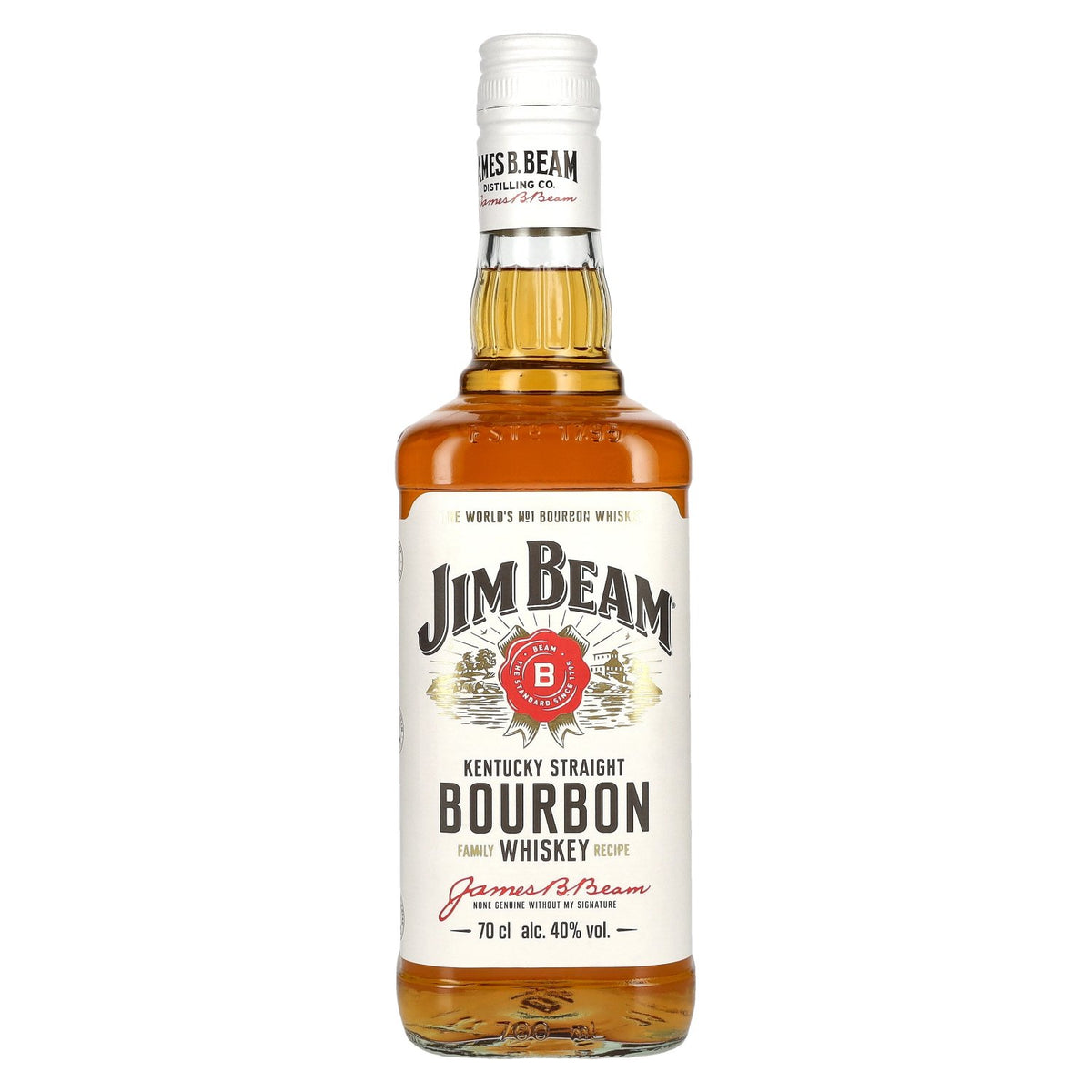 Jim Beam Kentucky Straight Bourbon Whiskey 40% Vol. 0,7l