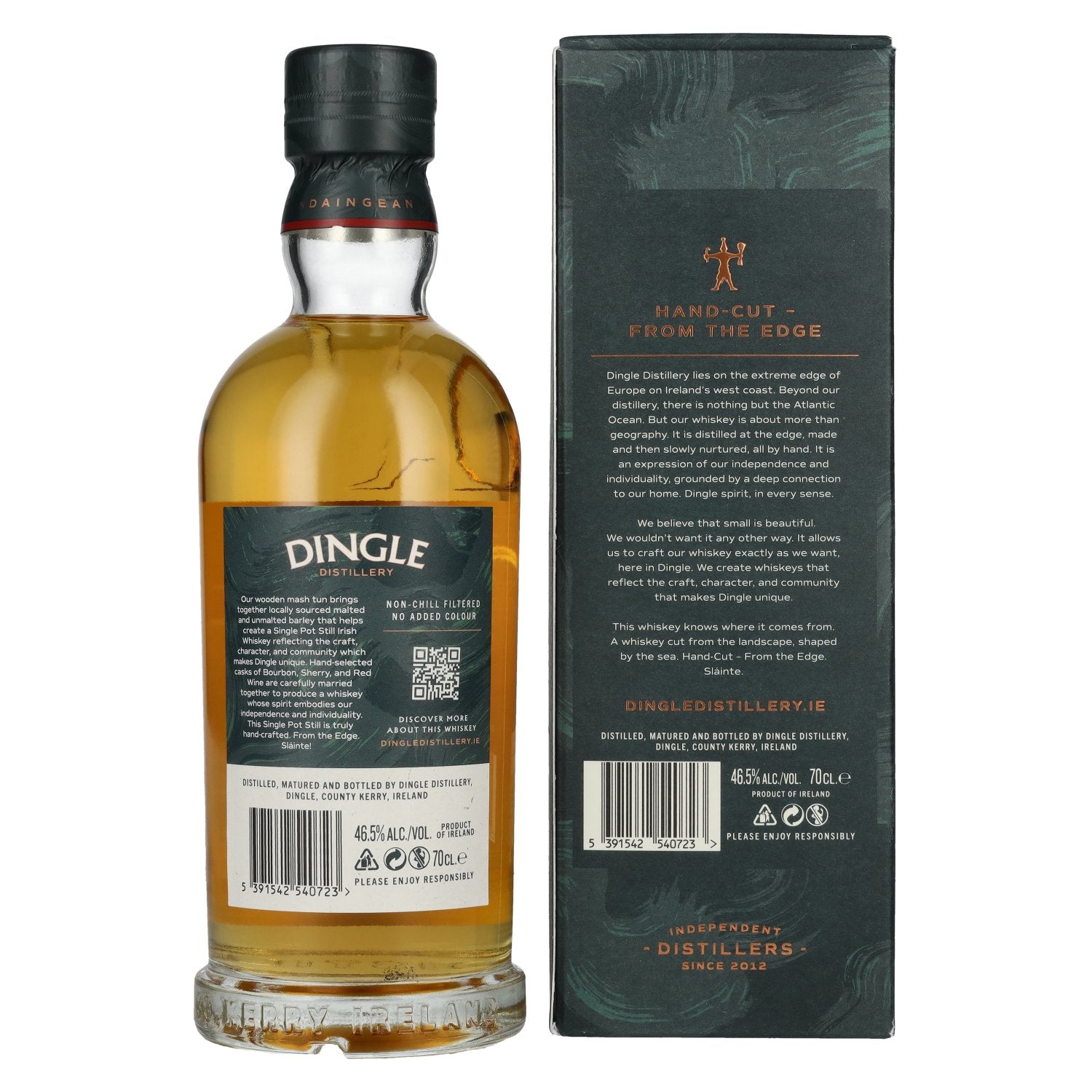 Dingle Single Pot Still Irish Whiskey Triple Distilled 46.5% Vol. 0.7L in Gift Box