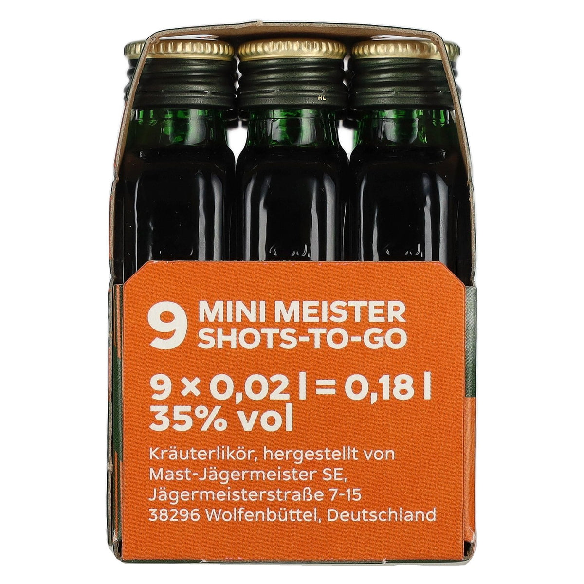 Jägermeister 9-JägerPack Kompliment Edition 35% Vol. 9x0,02l