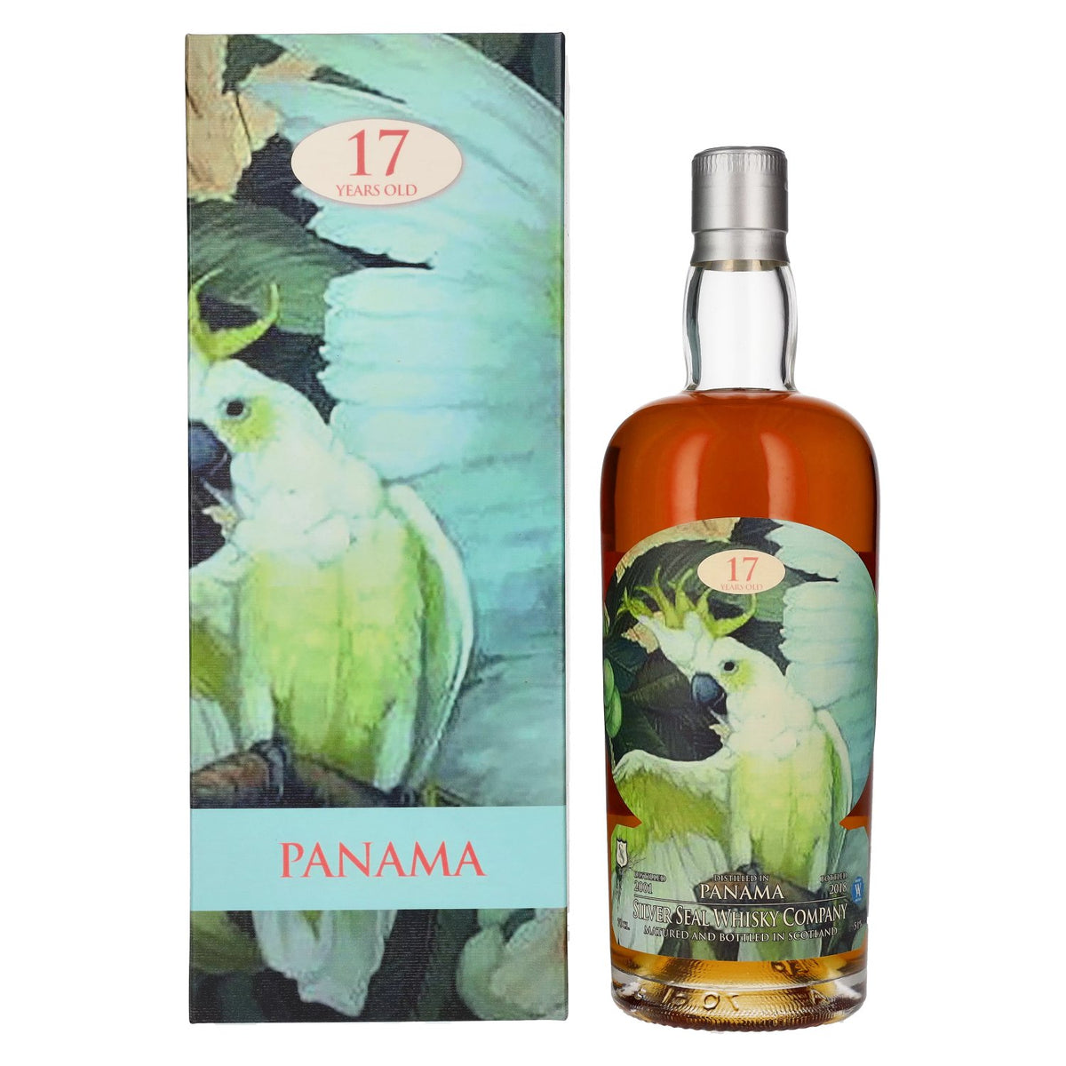 Silver Seal PANAMA Rum 17 Years Old 2001 51% Vol. 0.7l in Gift Box