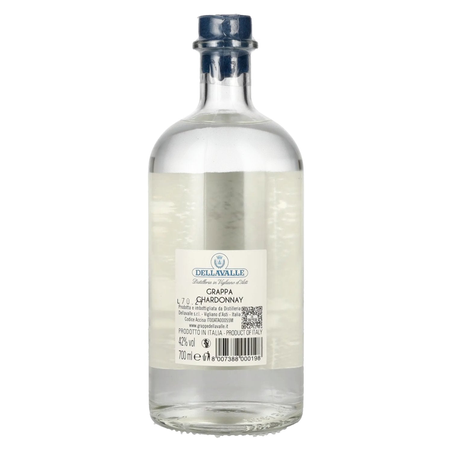 Dellavalle Villa Isa GRAPPA CHARDONNAY 42% Vol. 0,7l
