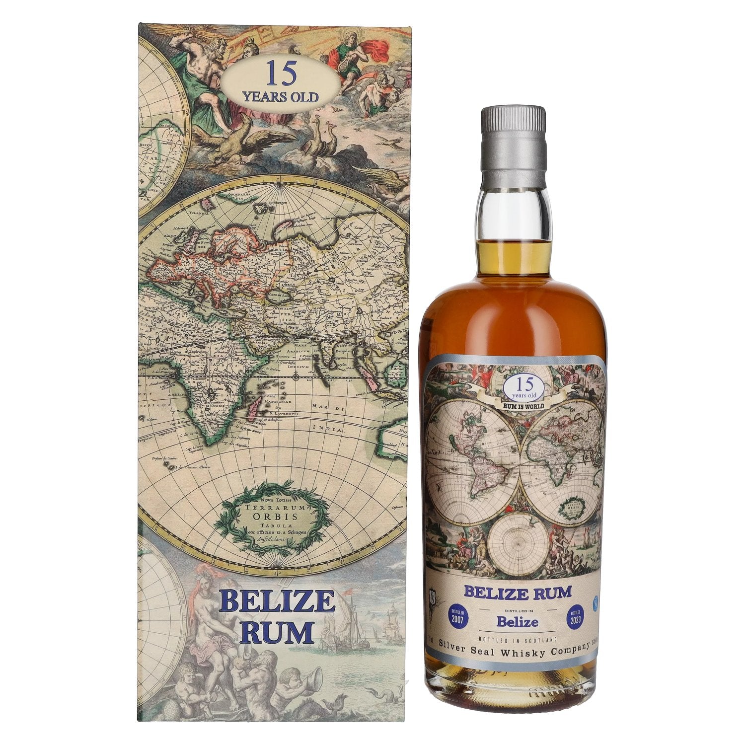Silver Seal BELIZE Rum 15 Years Old 2007 51,5% Vol. 0,7l in Geschenkbox