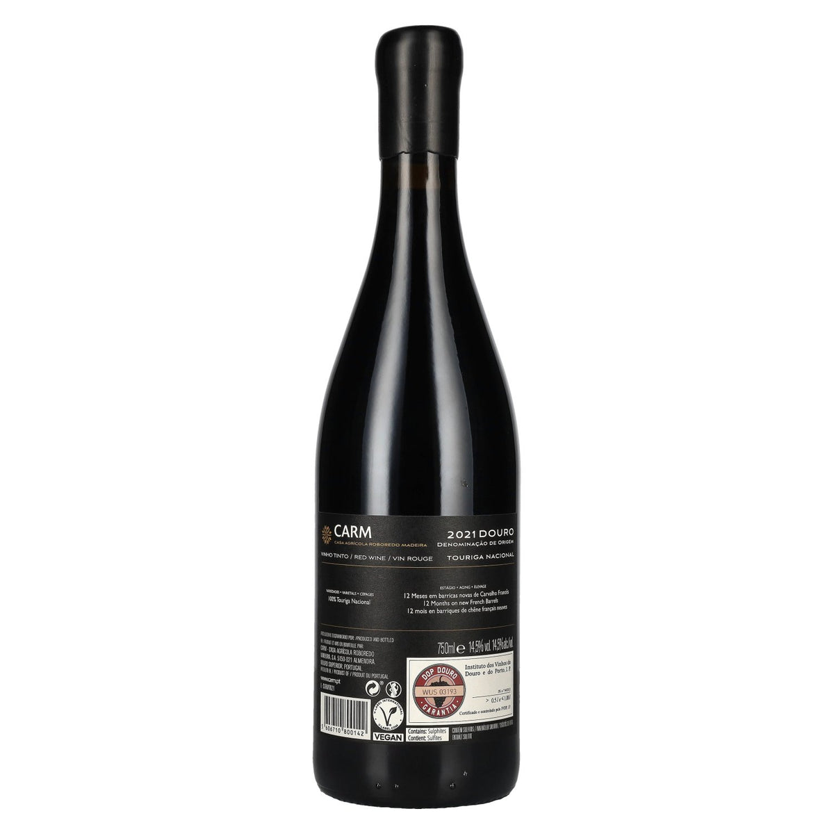 CARM Touriga Nacional Red DOP Douro 2021 14.5% ABV 0.75l
