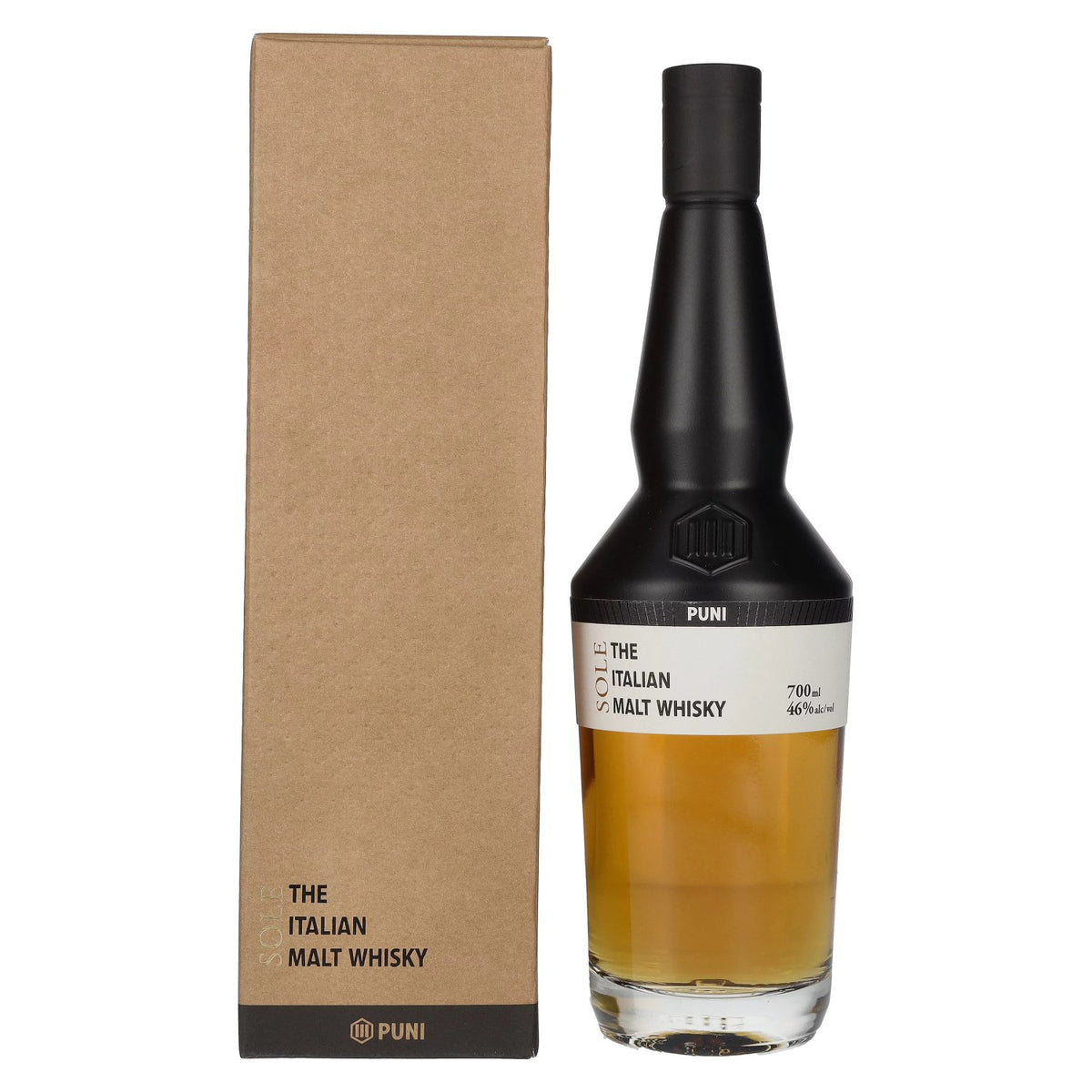 Puni SOLE The Italian Malt Whisky 46% Vol. 0.7l in gift box