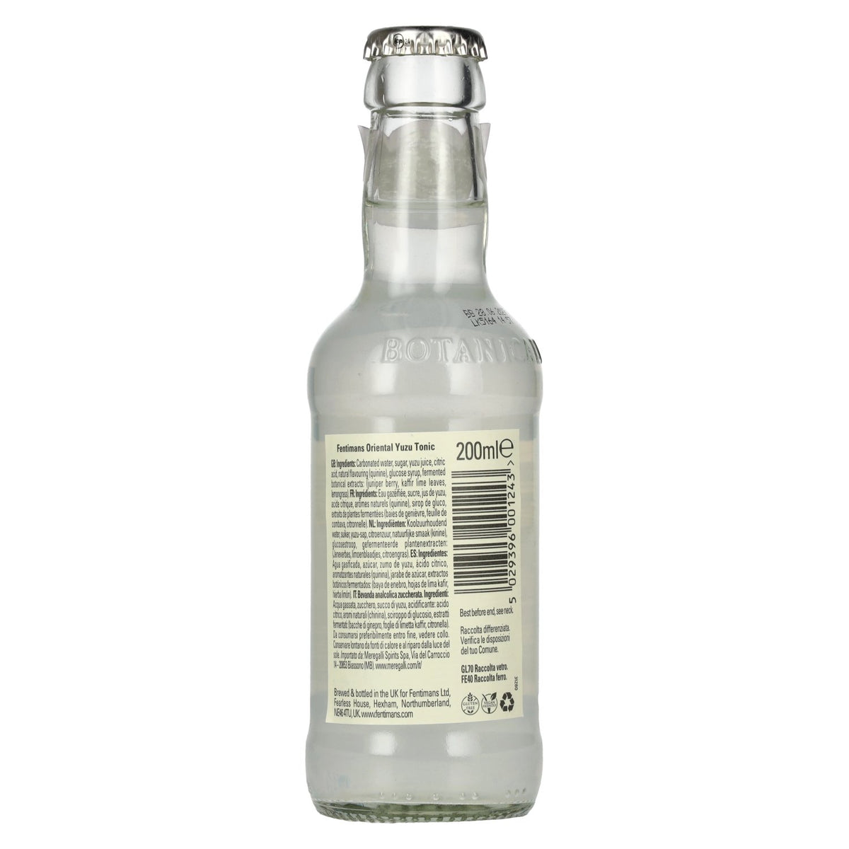 Fentimans ORIENTAL YUZU Tonic 6x4x0.2L
